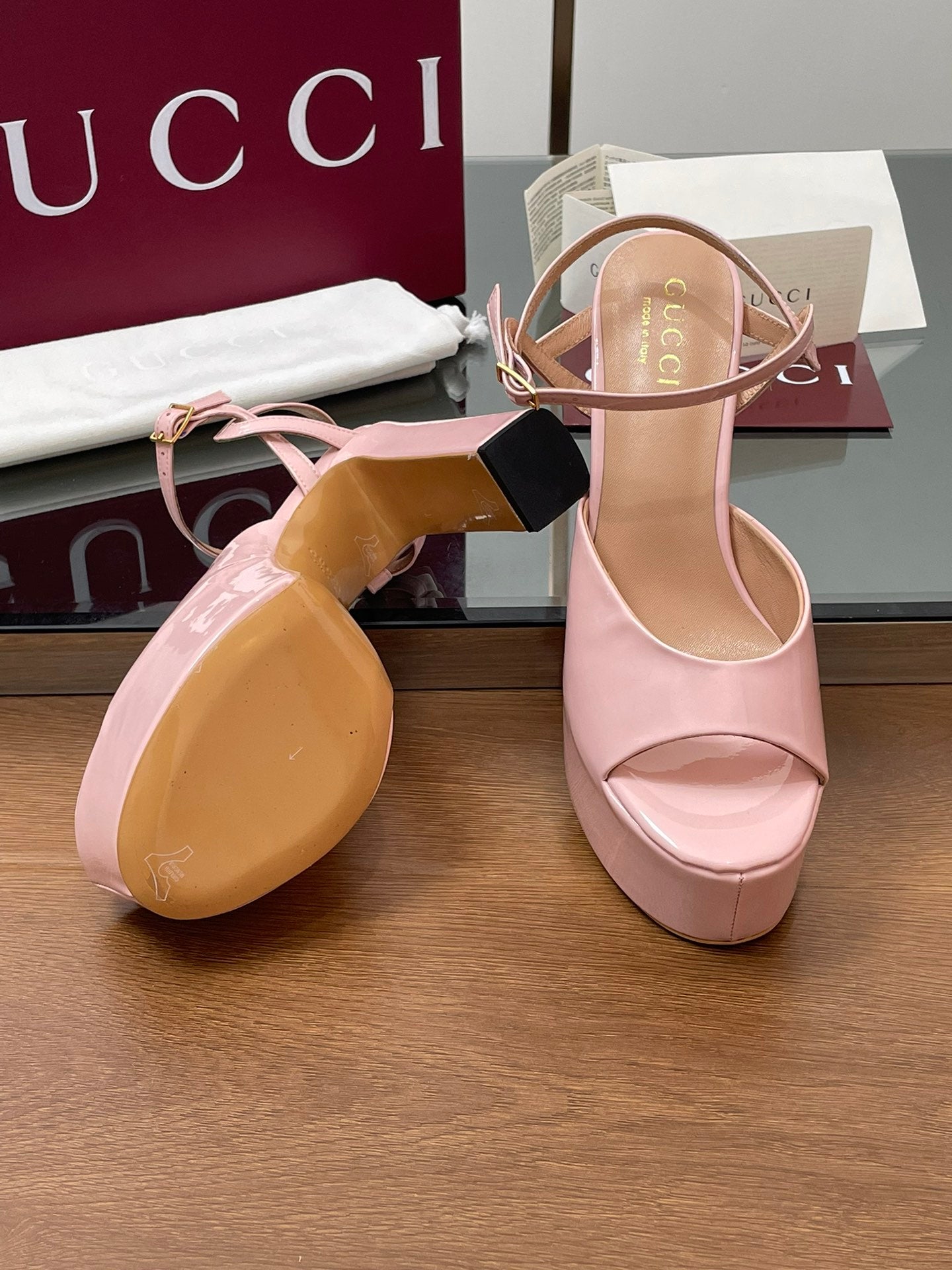 HIGH HEEL SANDALS 13 CM IN LIGHT PINK LAMBSKIN