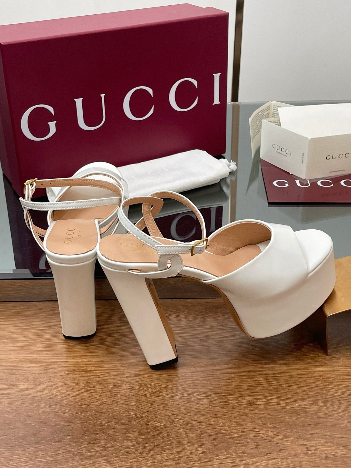 HIGH HEEL SANDALS 13 CM IN WHITE LAMBSKIN