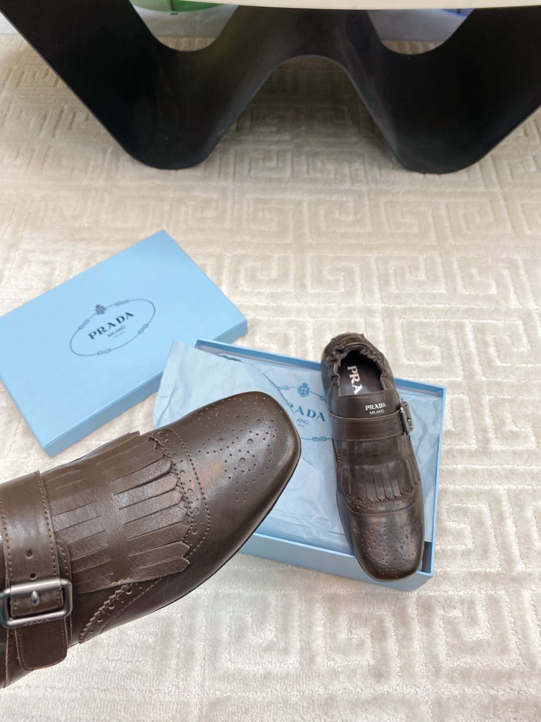 TASSEL LOAFERS IN WALNUT BROWN LAMBSKIN