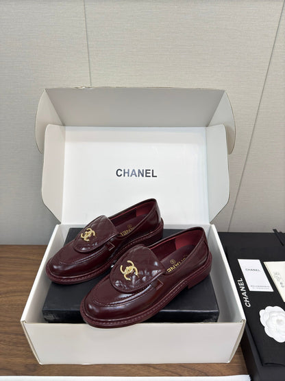 MOCCASIN 2.5 CM IN MAHOGANY RED PREMIUM LAMBSKIN