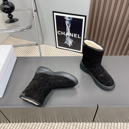 FROST ANKLE BOOT BLACK CANNAGE SUEDE