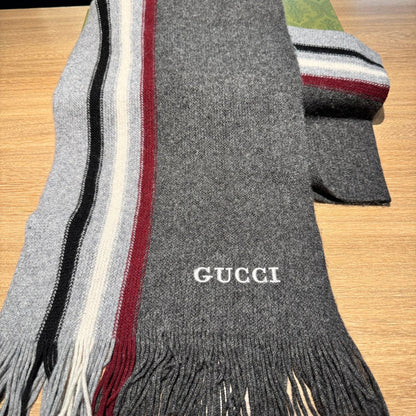 SCARF 180 CM COLORFUL KNIT WOOL 401255