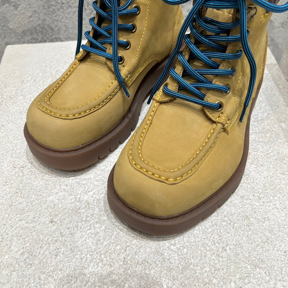 HADDOCK LACE-UP ANKLE BOOT IN CIDER BROWN SUEDE