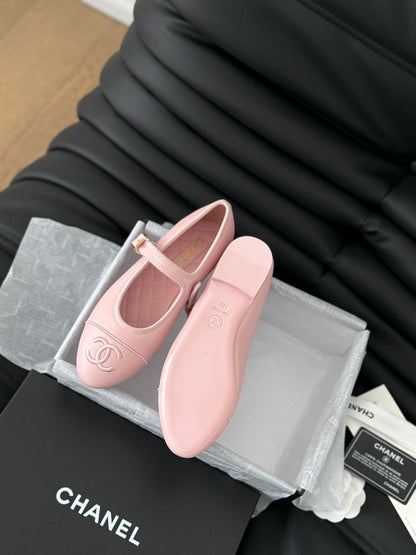 MARY JANE SHOES IN LIGHT PINK LAMBSKIN
