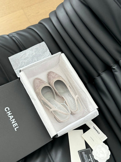 CLASSIC HIGH SLINGBACK GREY CLOUD SUEDE