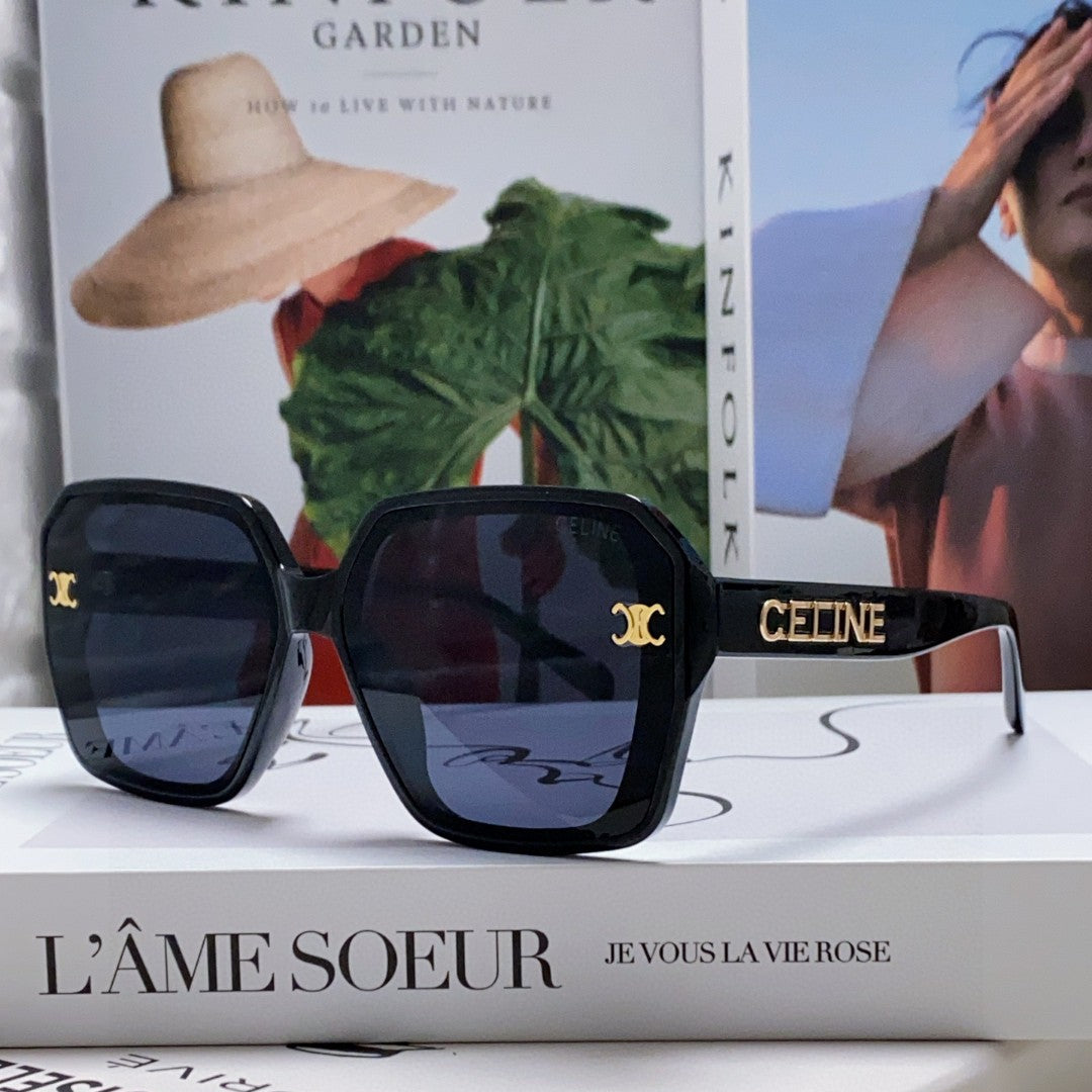 TRIOMPHE SUNGLASSES 548595 IN BLACK ACETATE