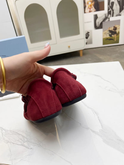 COLLAPSE SNEAKERS IN BURGUNDY RED SUEDE AND NYLON
