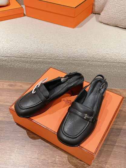 INFINIE 50 PUMP BLACK LAMBSKIN