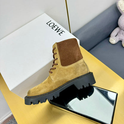 LW SIERRA COMBAT BOOT GOLD SUEDE