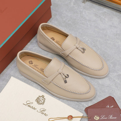 LP SUMMER CHARMS WALK LOAFERS BEIGE LAMBSKIN
