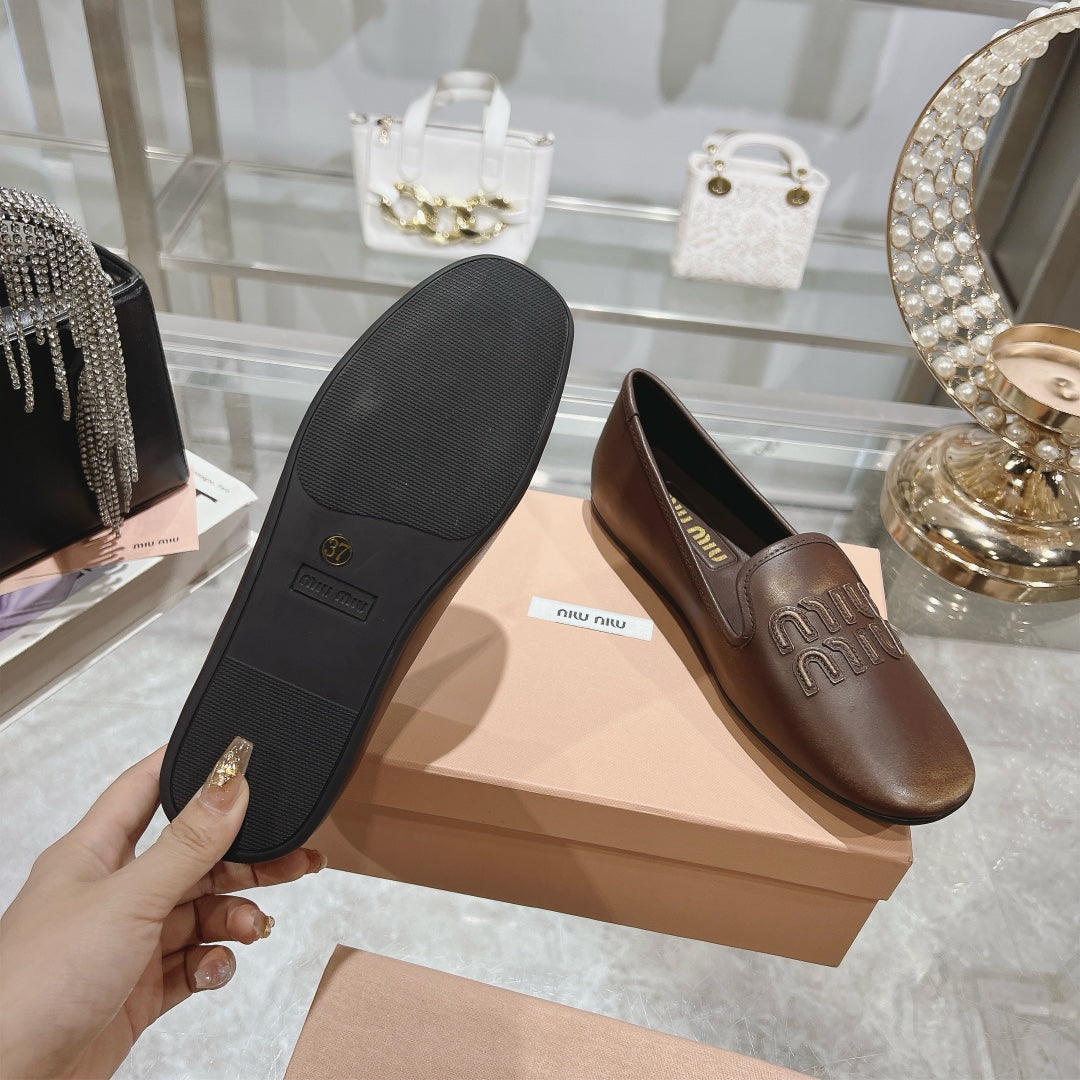 SLIP-ON SHOES CHOCOLATE COWHIDE