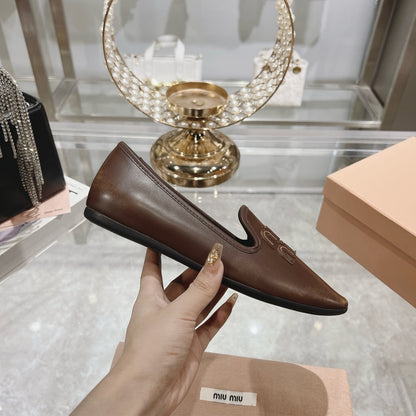 SLIP-ON SHOES CHOCOLATE COWHIDE