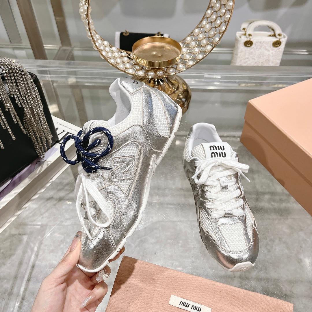 Silver Sneakers NB Cowhide